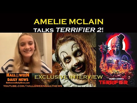 Amelie McLain Interview on Playing the Little Pale Girl in TERRIFIER 2 with Art the Clown