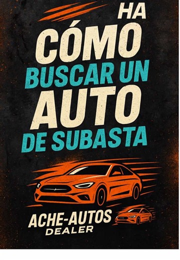 🚗 ¿Quieres comprar un auto en subasta y no sabes por dónde empezar? En este video te explicamos paso a paso cómo buscar un auto en las plataformas de subastas más importantes (Copart e IAA). Desde qué debes tomar en cuenta, hasta cómo identificar una buena oportunidad. 👀 ¡No te lo pierdas! Nosotros te asesoramos desde la búsqueda hasta la entrega final. 💼 Ache-Autos Dealer – ¡Tú eliges, nosotros lo traemos! #AutoSubasta #AcheAutos #CompraInteligente #Copart #IAA #InversionSegura #AutosUSA #Ca