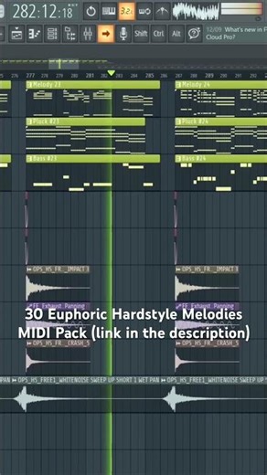 Euphoric Hardstyle Melodies Vol. 1 MIDI Pack #hardstyle #melodies #midipack