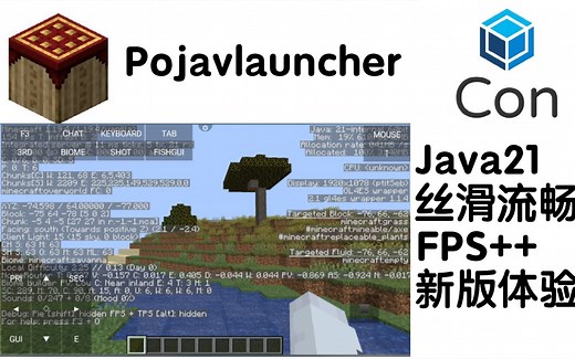 [含教程]优化效率暴涨,Pojavlauncher现已推出Java21