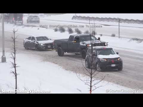 Cars Get Stuck During Intense Winter Storm, Colorado Springs, CO - 2/15/2023