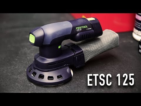 Cordless Random Orbital Sander from Festool (ETSC 125)