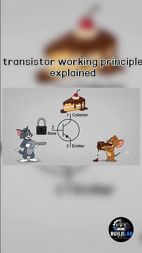transistor working explained #shorts #electronic #learning #electrical #students