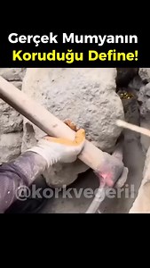 3.3K reactions · 173 comments |  iddialara göre gerçek mumyanın koruduğu tılsımlı define, definecileri hayretle içinde bırakıyor. Siz ne düşünüyorsunuz? . @korkvegeril . . . . . . . . #korku #define #defineişaretleri #tılsım #keşfeteyiz #korkvegeril | Kork ve Geril | Facebook