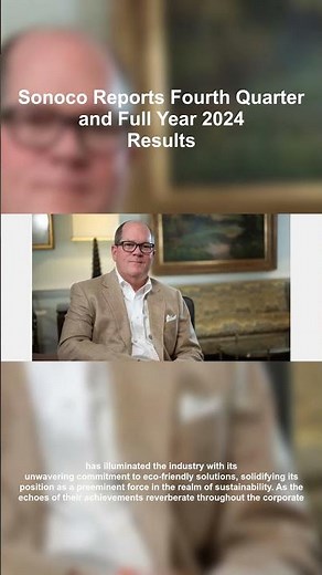 Sonoco A Sustainability Superstars Triumph