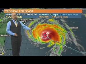 11AM Hurricane Florence Update: Storm Tracking to South Carolina