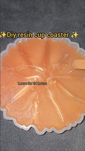 ✨️how to make resin coaster ✨️#diy #resinart #coaster #viralshorts #shorts #resin