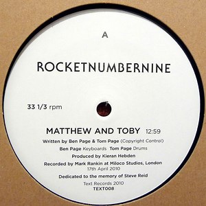 Rocketnumbernine - Matthew And Toby