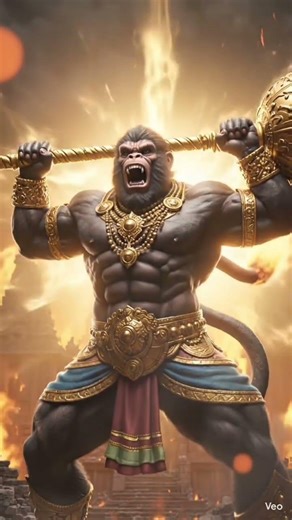 Dhar kar virat rup hanuman ji 🙏💪 #whatsappstatus #bajrangbali #trendingshorts #viralvideo #aishorts
