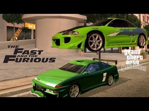 GTA SA - Fast and Furious Movie build - Mitsubishi Eclipse - Uranus Customization 