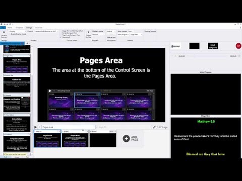 MediaShout 6 Control Screen