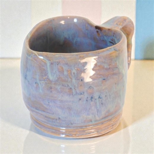 Heart Shaped Mug for Valentine’s Day// Large Ceramic Coffee Cup // 10 Oz Mug - Etsy