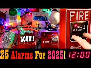 Pulling FIRE ALARMS On NEW YEAR'S! | 2025 Countdown, Sounding, & TNT!
