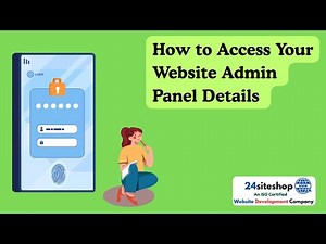 How to Get Your Website Login Credentials | 24siteshop Portal