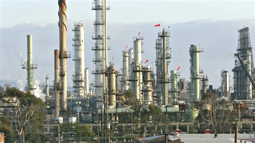 Fire erupts at Chevron refinery in Los Angeles