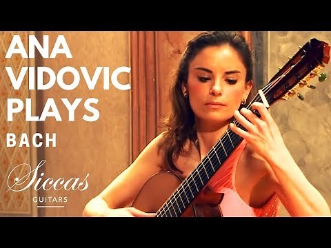 Ana Vidovic plays Prelude BWV 998 by J. S. Bach on a classical guitar – guitare classique - クラシックギター