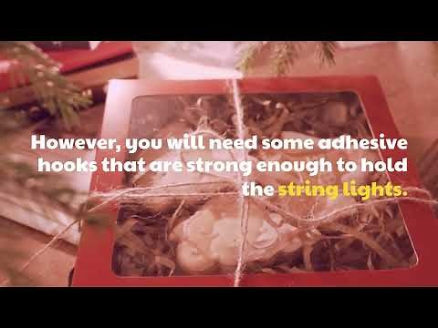 How to Hang String Lights on Screen Enclosure