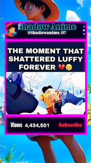 ACE DIES IN LUFFY’S ARMS! 😢#ace #luffy #onepiece