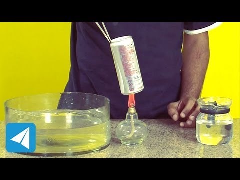 Atmospheric pressure can crush a soda can | Pressure | Physics