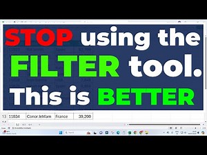 Master the FILTER Formula in Excel (Beginner to Pro) | Filter Function in Excel |