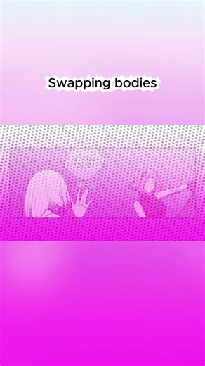 Swapping bodies #comicdub #bodyswap #swappingbodies #animecomedy #bodychange