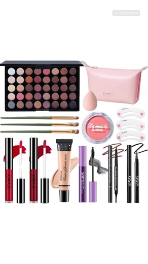 Complete Makeup Set: Essential Kit for All Skill Levels