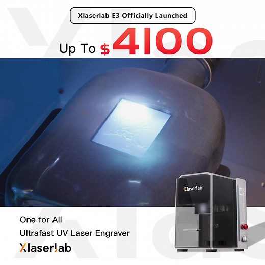  One UV laser that does it all — Fiber-, MOPA-, Diode-, and CO₂-level engraving, right from your desktop. Engrave inside crystal. Mark across curves. The E3 delivers 0.005mm precision and over 200 color possibilities — all in one compact machine. Precision. Color. Speed. Meet the new E3 — your creativity deserves nothing less. | XLaserlab Laser | Facebook