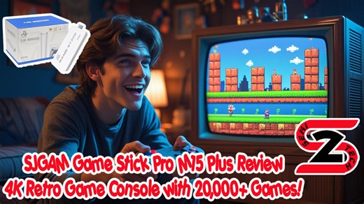 SJGAM Game Stick Pro M15 Plus Review | 4K Retro Game Console with 20,000+ Games!