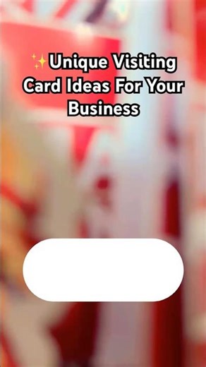 ⭐ Unique Visiting Card Designs⭐Creative & Professional Business Cards#shorts #youtubeshorts#ytshorts