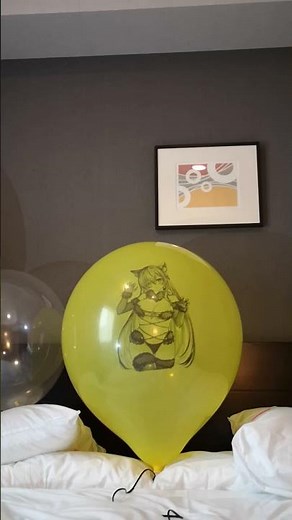 Anime balloon Over-inflating (Beast Anastasia 18inch Yellow)