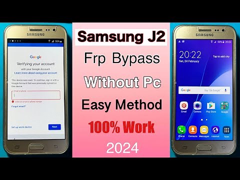 SAMSUNG J2 FRP Bypass | Without Pc | SAMSUNG J2 Google Account Lock Unlock 2024