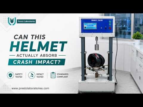 Helmet Impact Absorption Test — Can this helmet actually absorb crash impact? 🪖💥