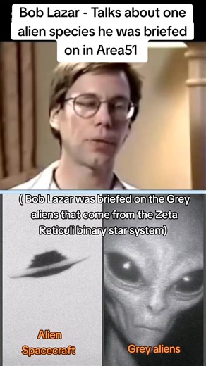 Bob Lazar - Talks about one alien species he was briefed on in Area51 🛸👽 #aliens #uap #ufo #fyp #galacticfederation