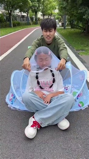Find yourself a suitable mosquito net! #viral #gadgets #creative