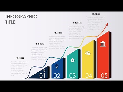 Create 5 Animated Steps Progress Bar Template in PowerPoint