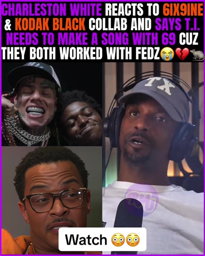 Charlestone White Gets Questioned About 6ix9ine And Kodak Black Collab 😳🗣️He Says He Didn’t Tell On Me Or My Friends So He Cool W Tekashi .He Also Advice T.I. To Make A Song With 6ix9ine Because They Both Worked With Feds🚨🚔Charleston White Says 6ix9ine Was Never 🩸 And His People Weren’t Really Respecting Him.Thoughts⁉️ ##6ix9ine##tekashi##tekashi69##anuel##anuelaa##karolg##yailinlamasviral##charlestonewhite##kodakblack##freeyak##ktb##xxxtentacion##fyp##fypシ##foryou##foryourpage