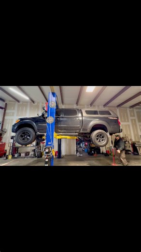 This cool 1st Gen Tundra was in the shop for a driveline issue. Quick repair and the customer was back in business! Mark Germeroth 🤙🏼 #4logarage #Toyota #tundra | 4LO Garage