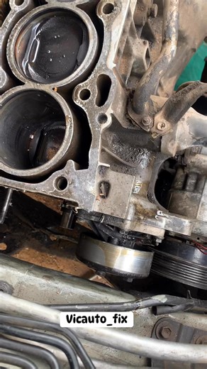 Checking if there is noise from the water pump #cars #Vicauto #powertools #autorepair #roadtrip #maintenance | Impauto