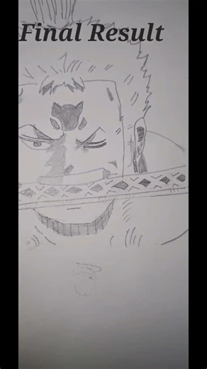 Zoro Easy Sketch #artandcraft #drawing #anime #zoro