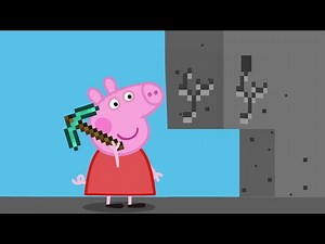 Peppa pig wants to play minecraft