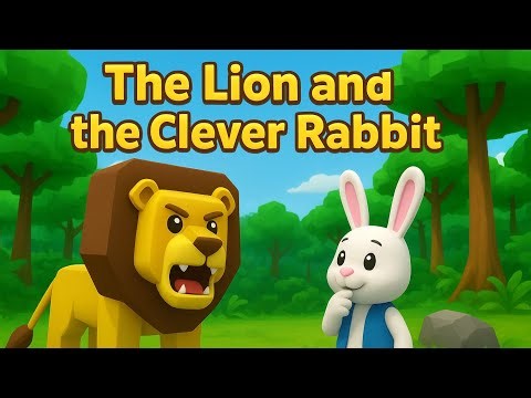 Clever Rabbit and the Angry Lion | Roblox Jungle Story for Kids