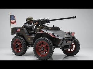 2026 Colt Browning M1895 “Potato Digger” USA Army Machine Gun on 4-Wheeled Mini Tank Full Review