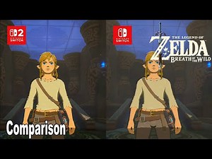 Legend of Zelda Breath of the Wild Nintendo Switch 2 Comparison