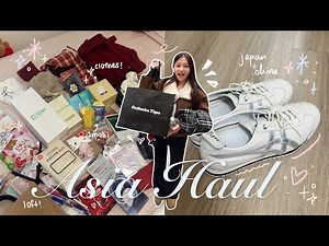 Everything I Bought in Asia: taobao haul, chinese brands you need to know + japan haul