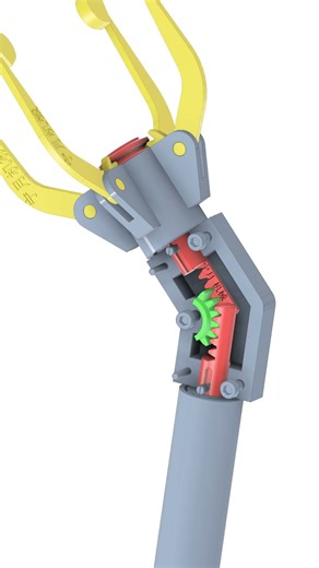 Grip#mechanism #3dprinting #machine #simulation#solidworks