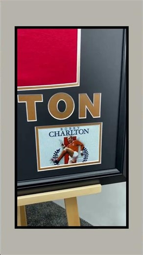 Custom football shirt framing! #framedmemories #artframing