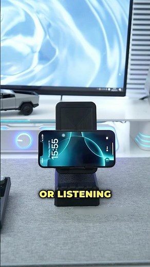 All-in-One Cell Phone Stand with Bluetooth Speaker