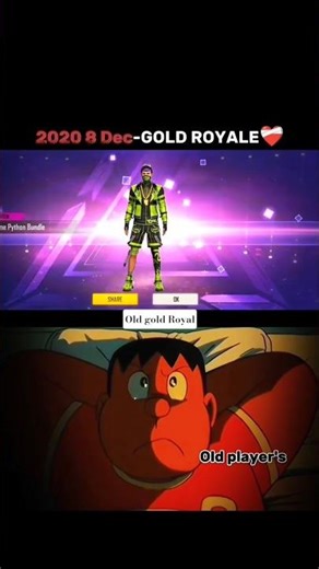 “2020 Gold Royale 😢 Old Players Remember This Pain! | Toxic Lime Python 💚🔥”#shorts #freefire #gaming