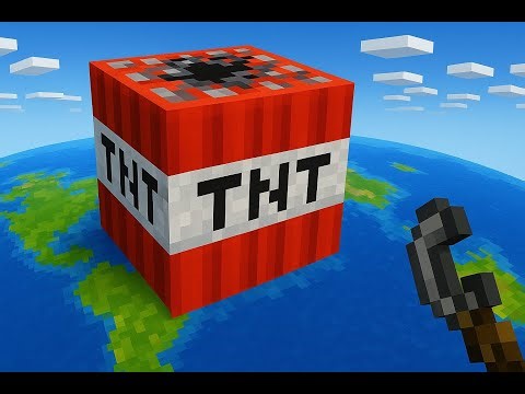 🌍💣 "Blowing Up The World with TNT in Minecraft!"
