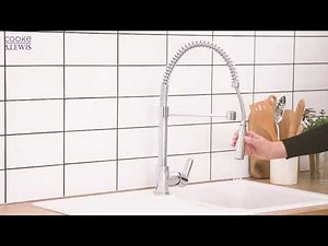 COOKE AND LEWIS PULL-OUT SPRAY MONO MIXER KITCHEN TAP CHROME | Screwfix